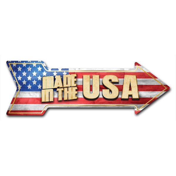 Signmission Made In The Usa Arrow Decal Funny Home Decor 24in Wide D-A-8-999759 - main